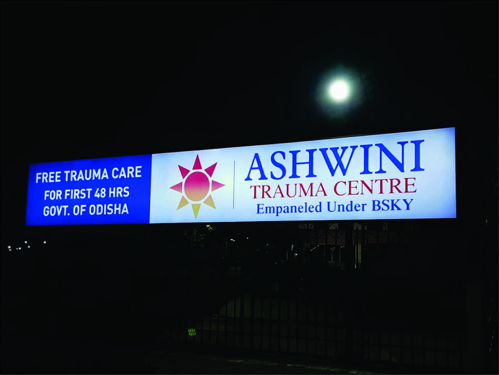 Glow Sign Board Ashwini Trauma Centre