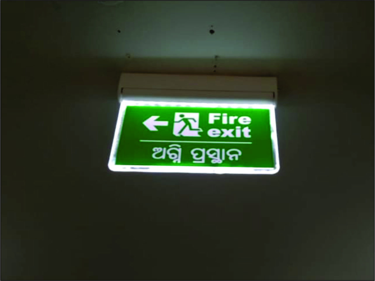 LED Model fire signage