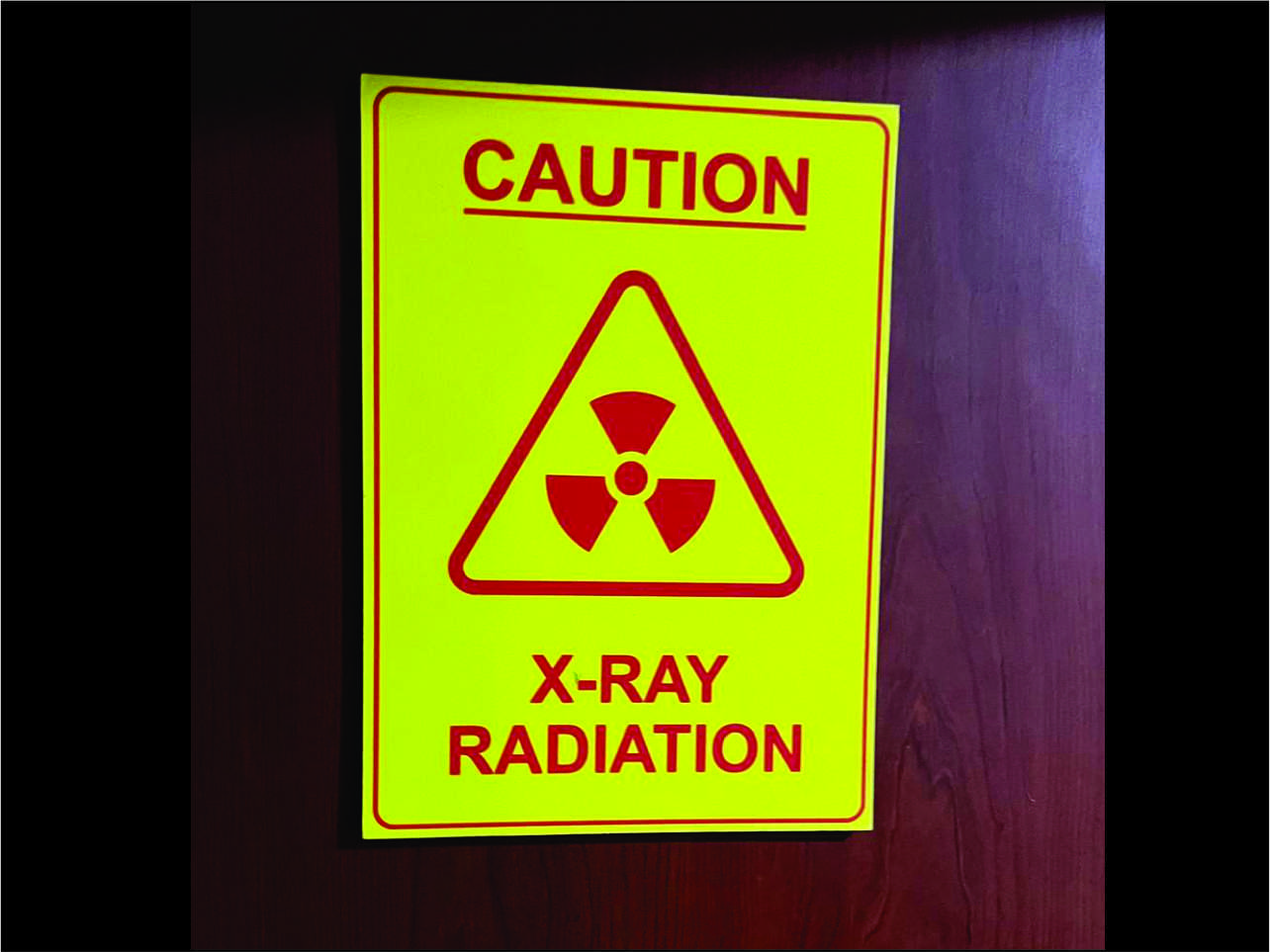 X-Ray Caution signage